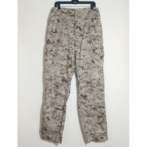 U.S. MCCUU Desert MARPAT Camouflage Military Cargo Pants Brown SZ Medium Long